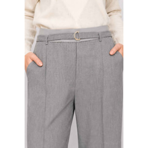 Kocca - Pantaloni sartoriali da donna a vita alta con cintura Donna