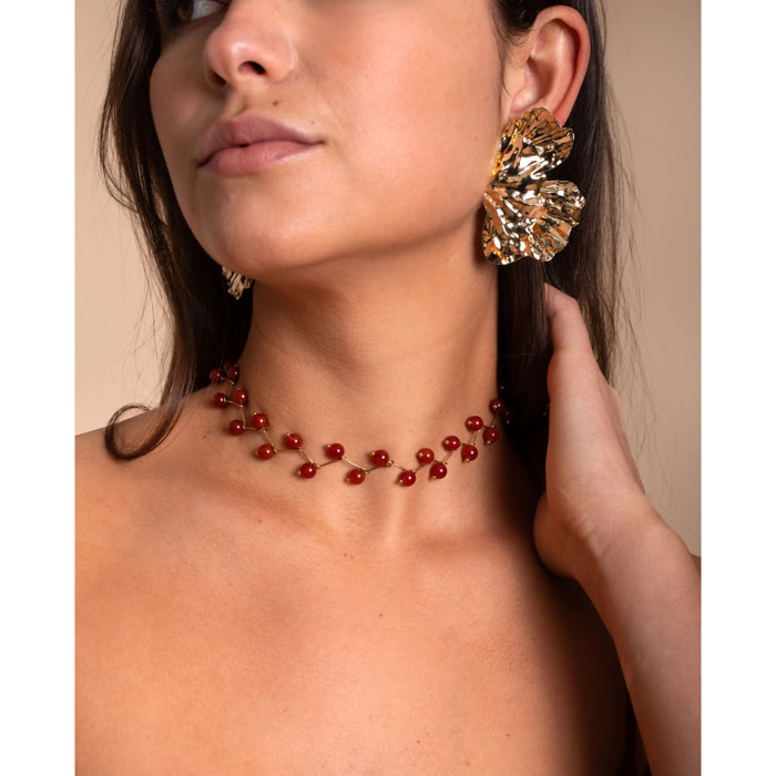 Collar con piedras naturales.
