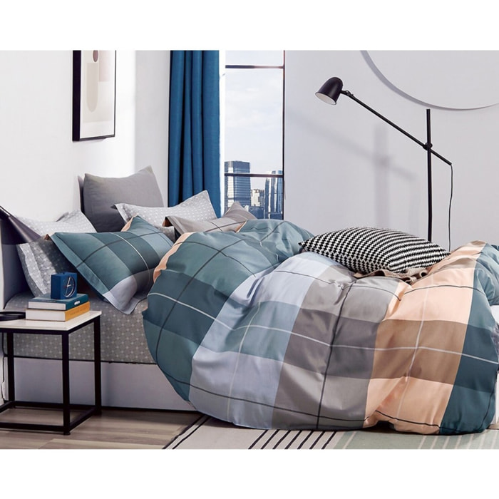 Parure housse de couette 100% percale de coton - Urban