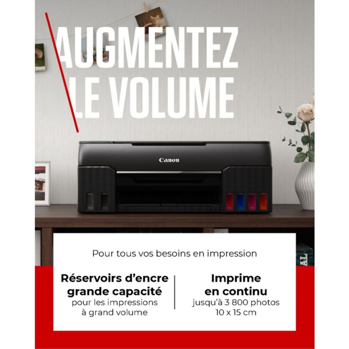 Imprimante jet d'encre CANON Megatank G650