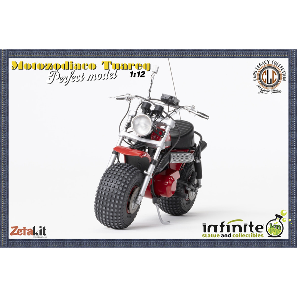 Tuareg Moto Zodiaco Perfect Model 1/12 Modelli In Scala Infinite Statua