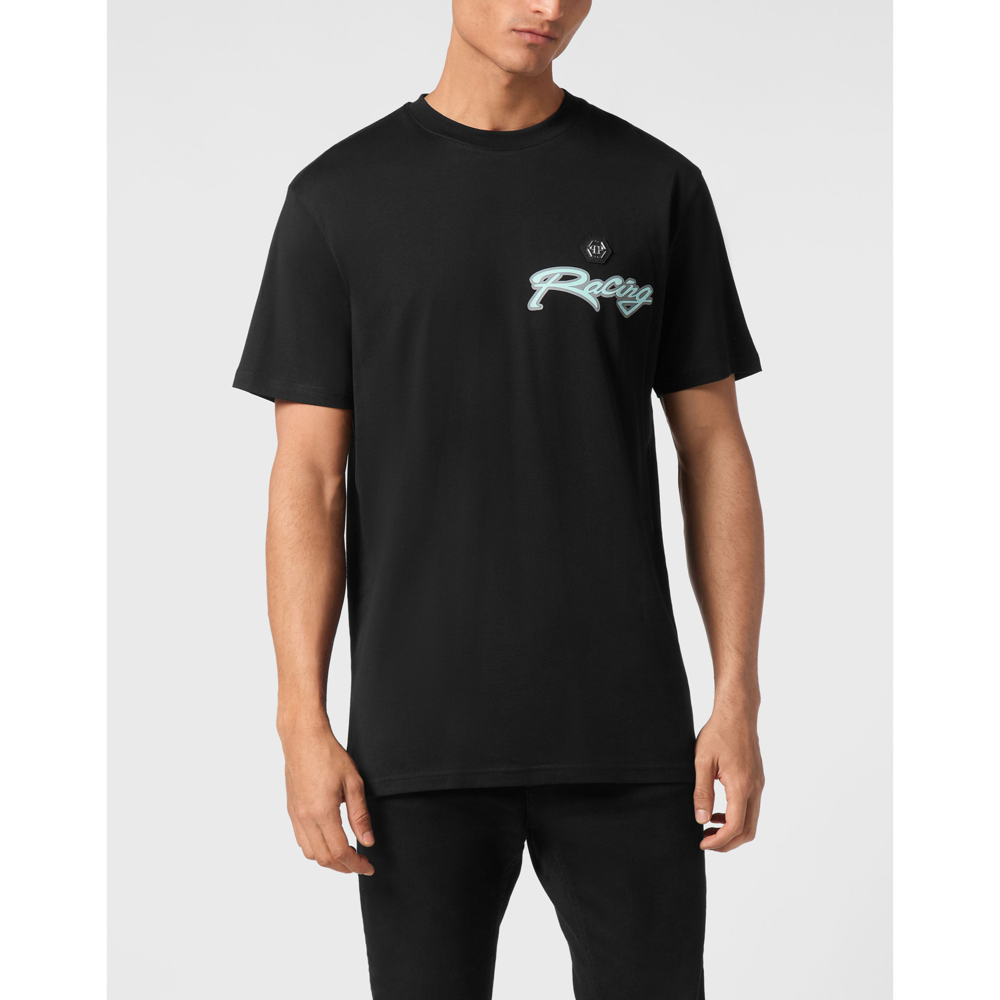 PHILIPP PLEIN T-Shirt Round Neck HEXAGON