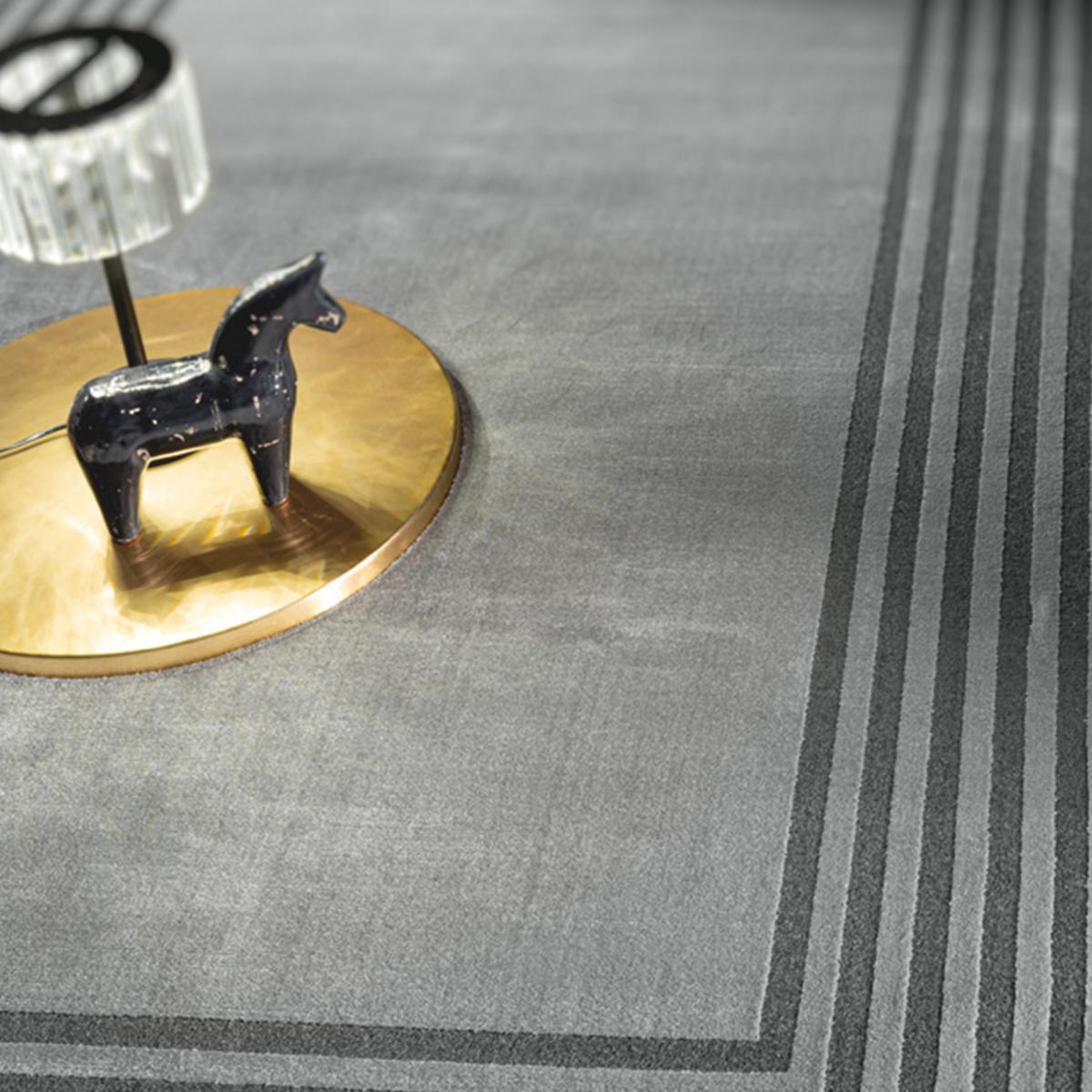 Tapis salon et chambre tissé motif géométrique LIBO