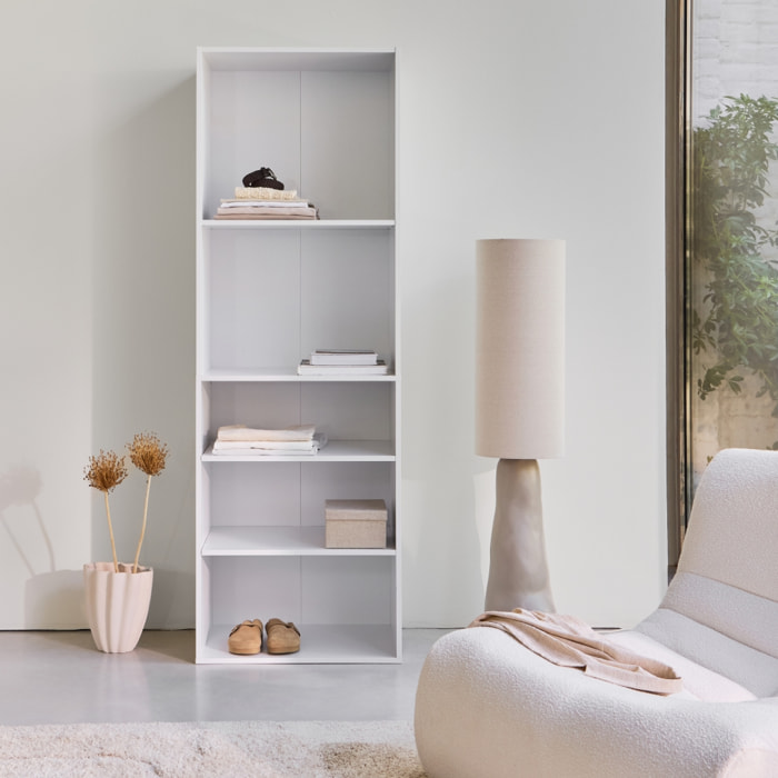 Module dressing décor bois 5 étagères MODULO