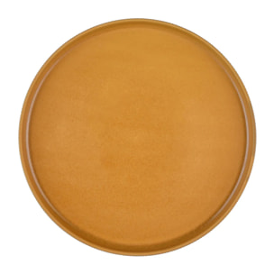 Assiette SCANDI Ø27,5cm - 4 pièces - Ocre