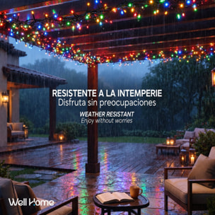 Clúster de 750 Luces LED Multicolor - 18 metros