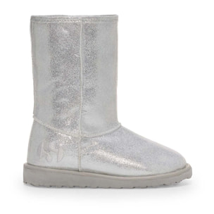 Stivali Superga Bambina Grigio 4035 Microfiber Lame