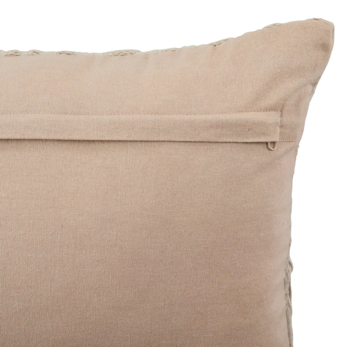 Coussin motif jacquard "Lehto" coton lin 58x38cm