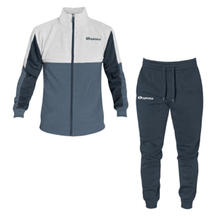 Tuta Uomo SUPERGA Felpata Full Zip Cappuccio Taglie Forti