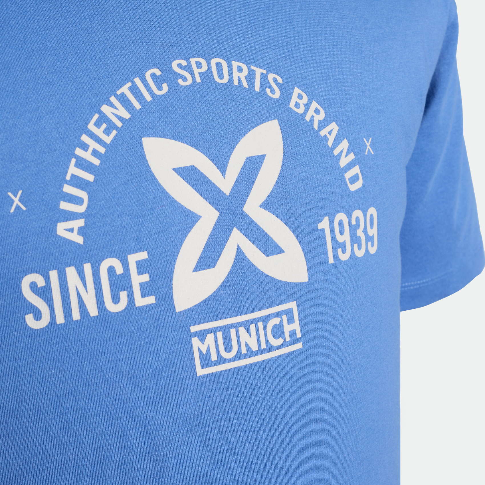 Camiseta MUNICH de algodón celeste