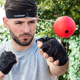 Pack Kit de Balles d’Entraînement et de Réflexe et Machine de Boxe Musicale Rechargeable InnovaGoods