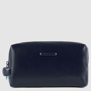 Piquadro Beauty case uomo in pelle a due scomparti