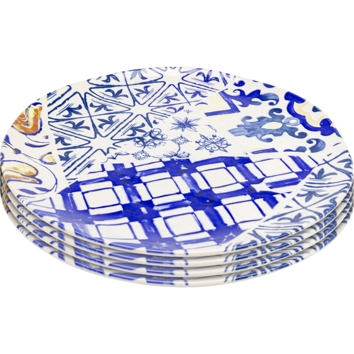 Assiettes Fresco 26cm set de 4 Kare Design