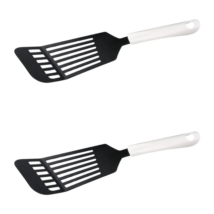 Ensemble de 2 Spatules de cuisine ajourée 32 cm Fackelmann Arcadalina