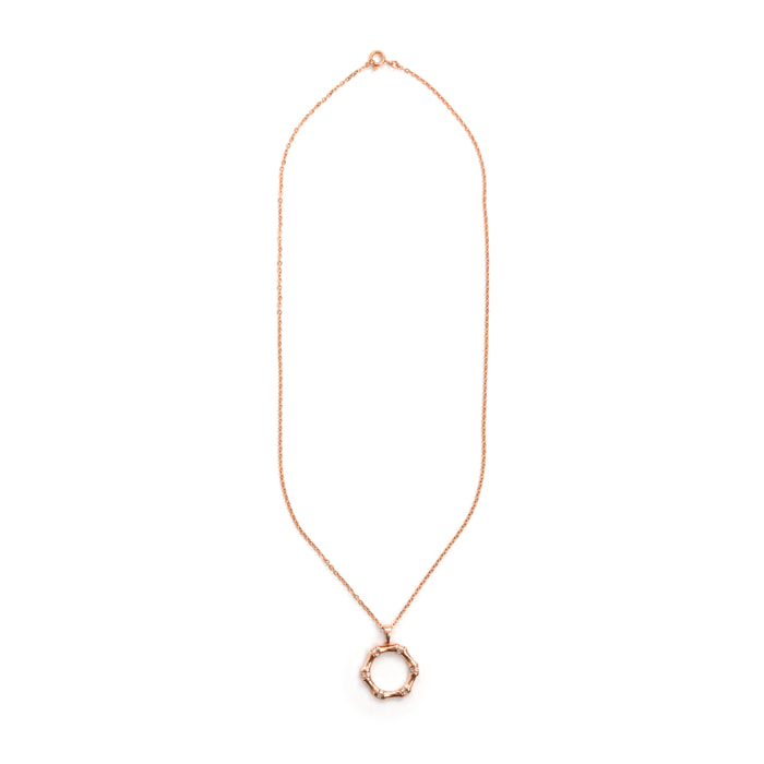 Collar Haut acabado oro rosa 18k