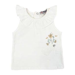 TSHIRT CON VOLANT
