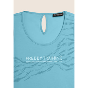 Canotta con Dettaglio Cut-Out e Grafica FREDDY