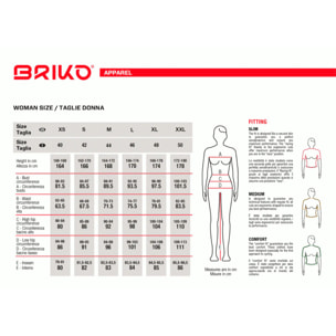 Maglie gioco Briko Donna Bianco Ultralight Lady Jersey