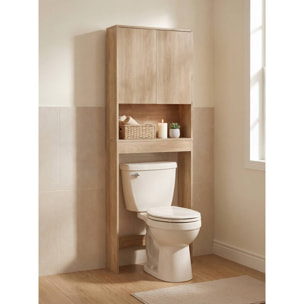Meuble WC Abana rectangulaire 20x63cm beige