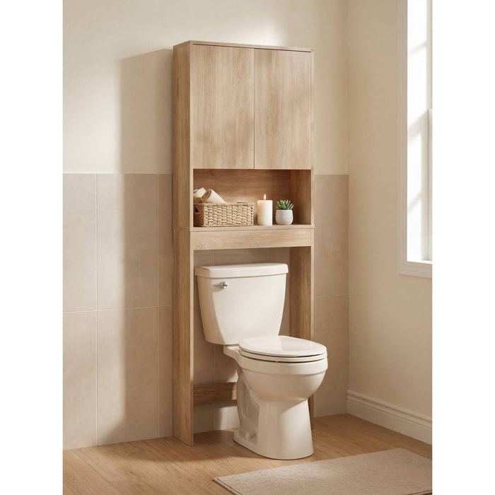 Meuble WC Abana rectangulaire 20x63cm beige