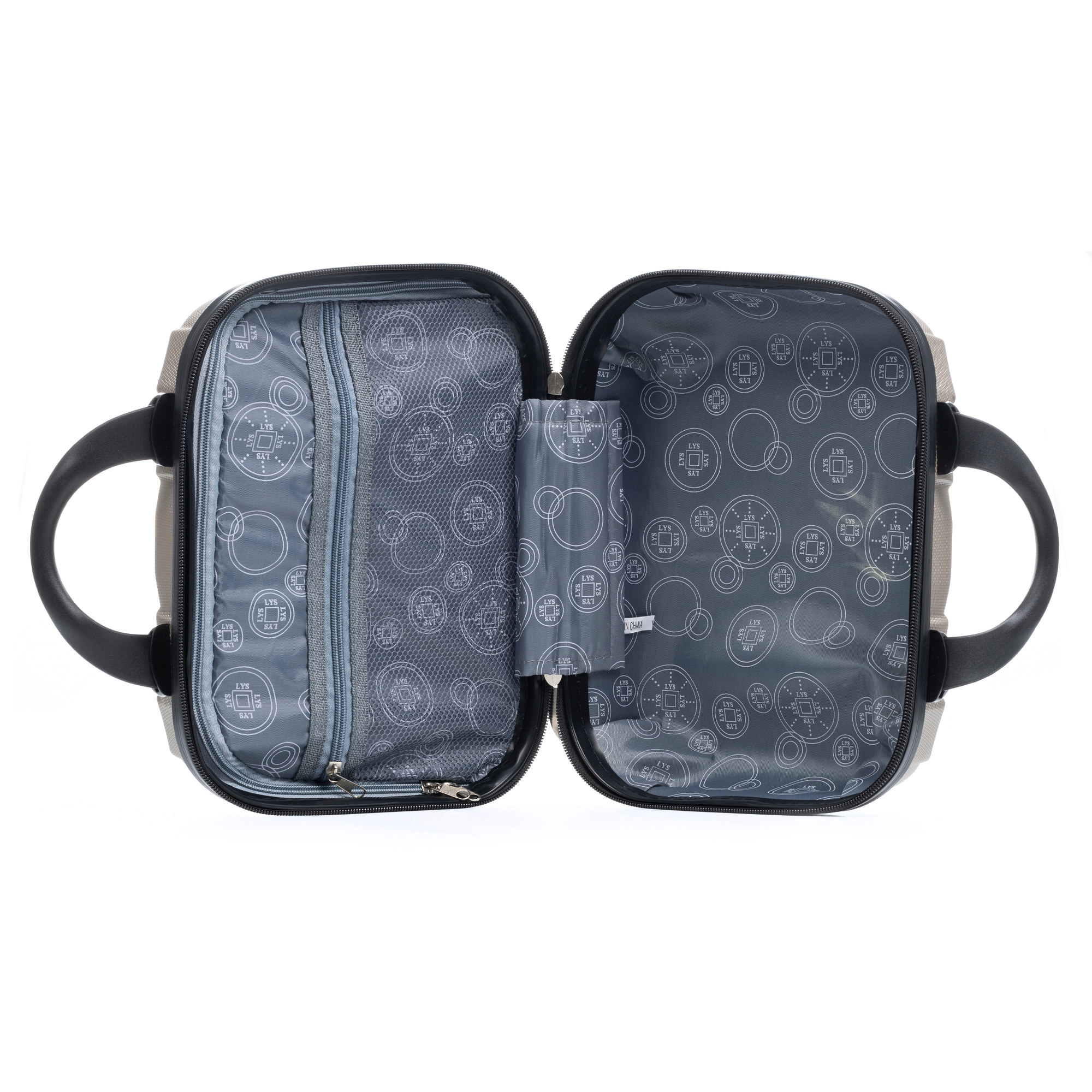 Neceser rígido ultraligero de ABS. Adaptable a trolley.