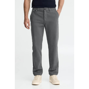 Pantalón chino gris de corte regular con logo Polo Club