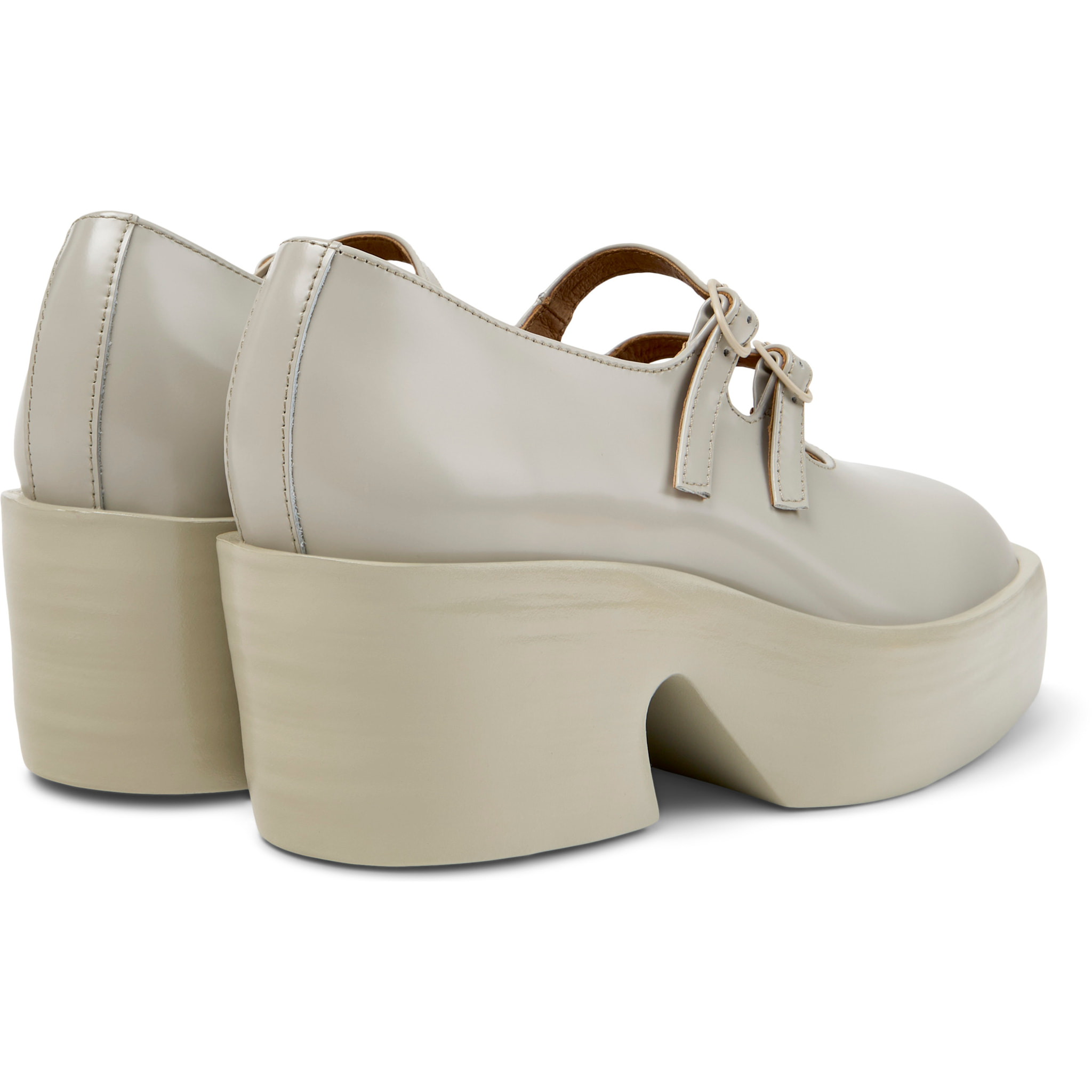 Bailarinas - CAMPER Billie - Beige - Cuero liso