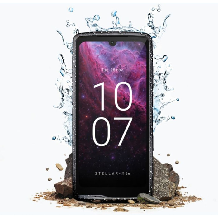 Smartphone CROSSCALL Pack Stellar M6E + X-Cable +Verre Trempé