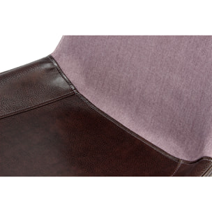 Set di 2 sedie da pranzo Evergreen in ecopelle e legno