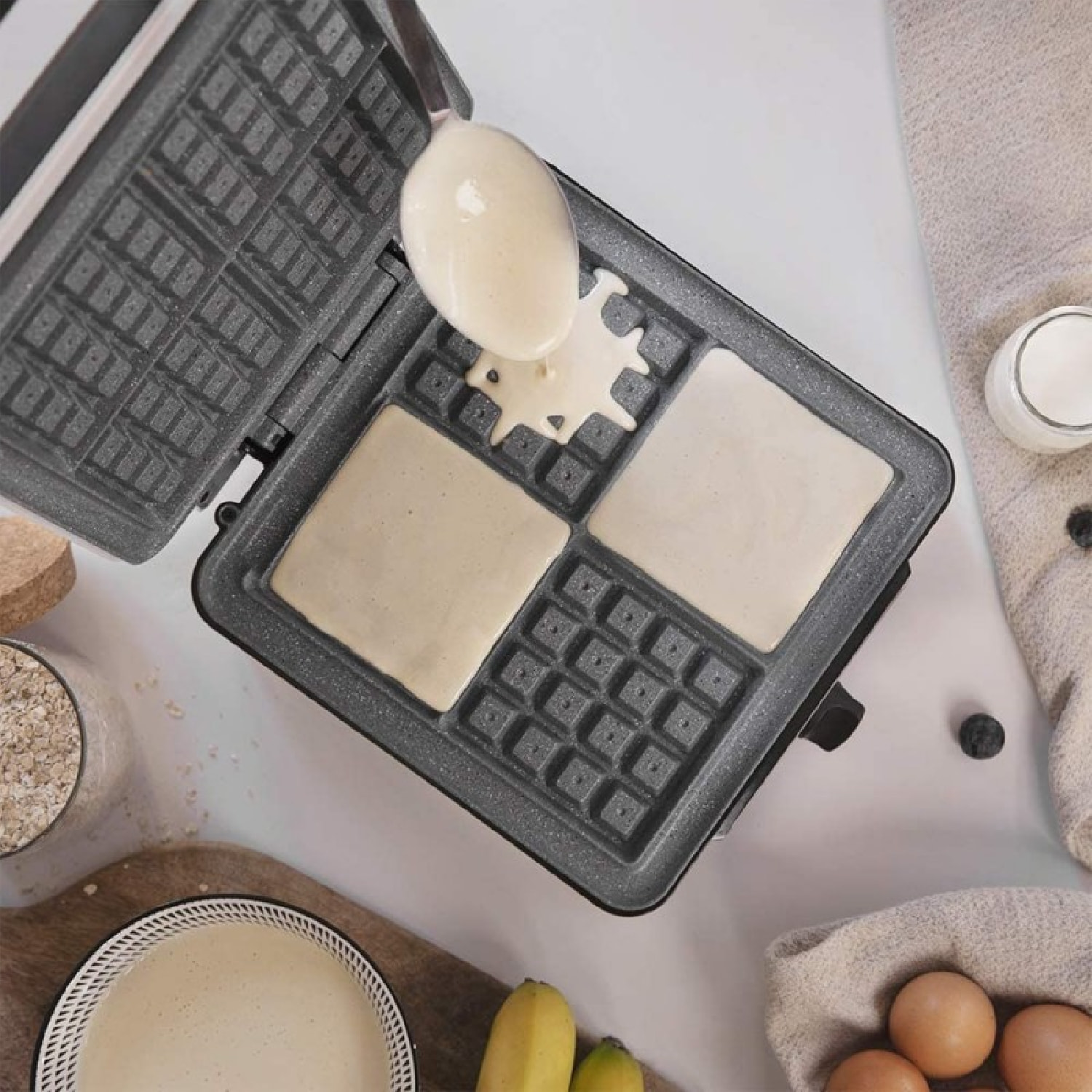 Cecotec Gofrera Gofrera Fun Gofrestone 4Inox