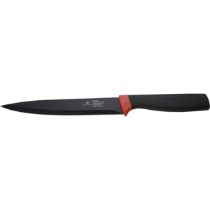 Juego de cuchillos santoku 17,5cm + fileteador 20cm + pelador 8,5cm + chuletero 11,25cm en acero inoxidable 'essence'