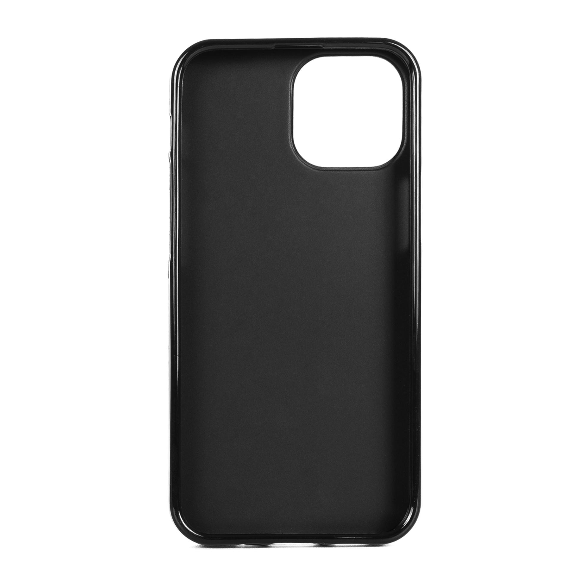 Custodia in silicone per iPhone 13 Mini. Finitura opaca con bordi lucidi.