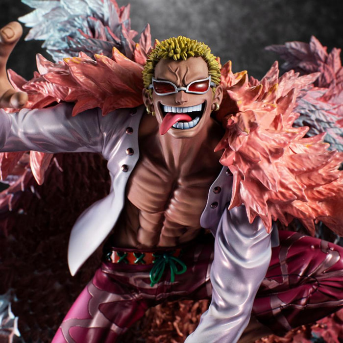 One Piece Excellent Model P.o.p Pvc Statua Sa-maximum Heavenly Demon Donquixote Doflamingo 35 Cm Megahouse