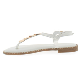Marina Galanti Scarpe Donna Sandals Seashells Decoration MG 1P176 White