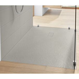 Receveur Planeo acrylique nature gris