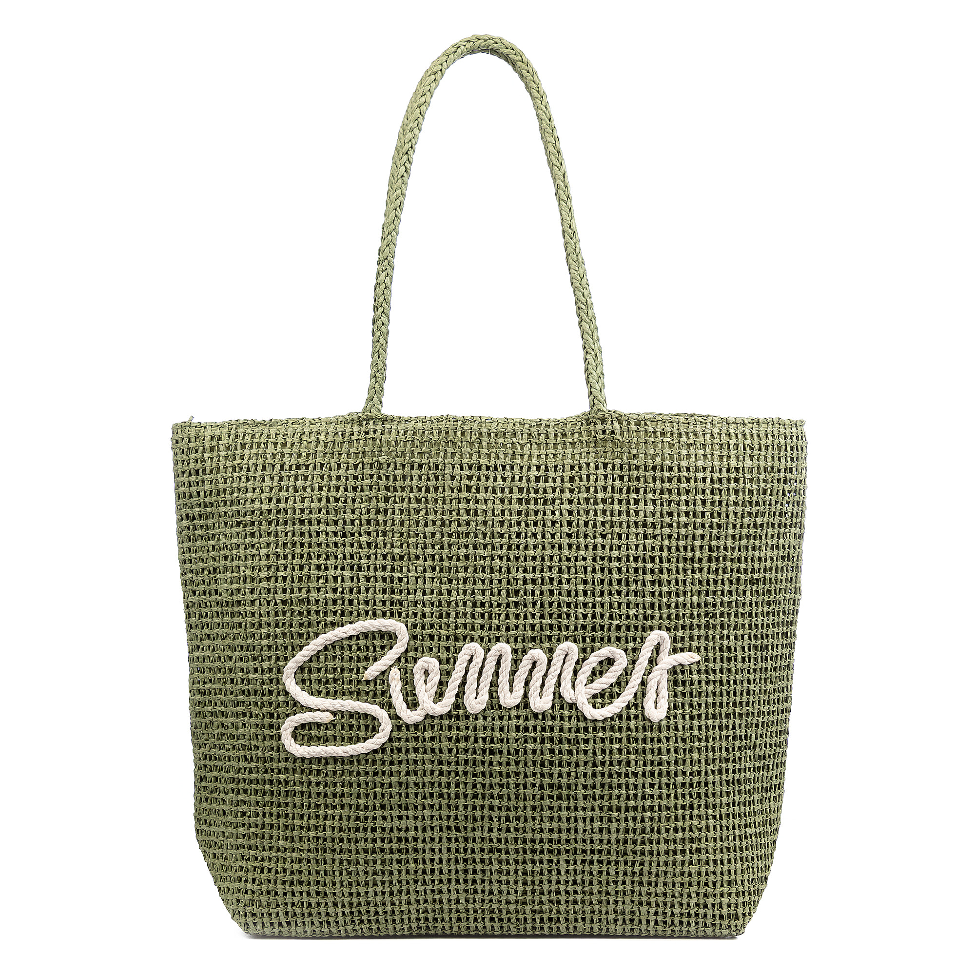 Bergeggi Borsa shopper Donna. Realizzata in carta intrecciata design "Summer"
