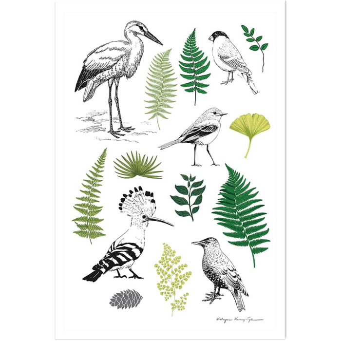 Affiche enfant tableau de la nature Affiche seule