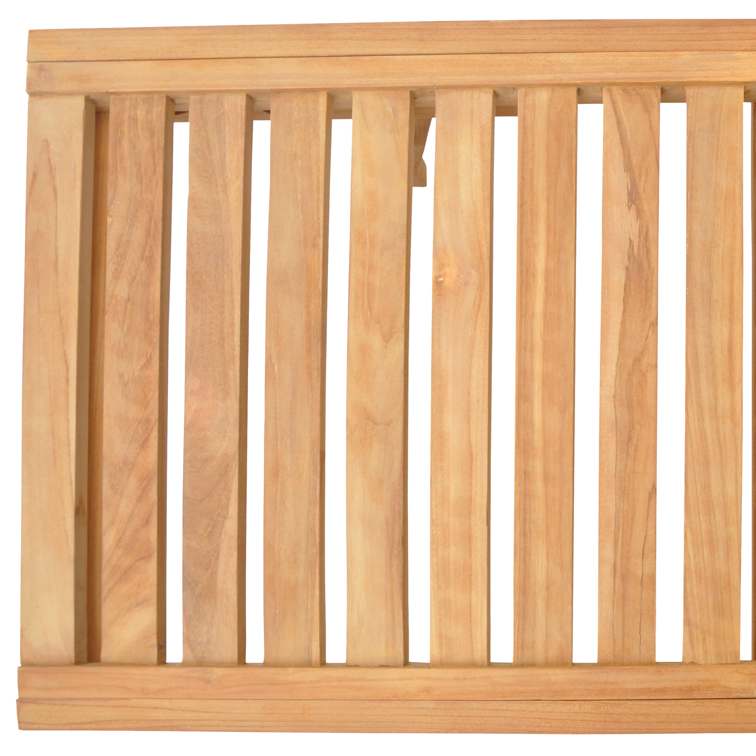 Ensemble bain de soleil pliant en teck avec table d'appoint LOMBOK
