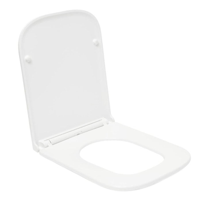 B-Way abattant WC amovible SoftClose, charnières en acier, blanc (SAT2168P)