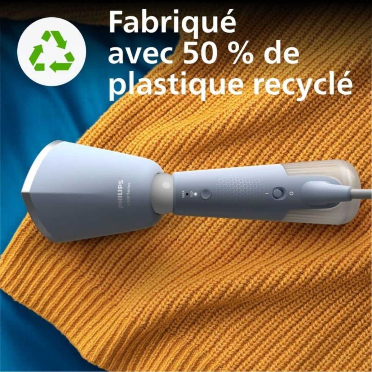 Défroisseur vapeur PHILIPS STH5020/20 Steamer Série 5000 Bleu clair, 35 sec*, 1300W