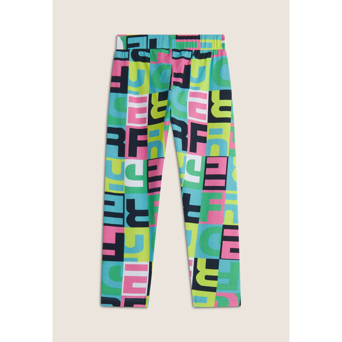 Leggings Bambina Multicolore in Jersey