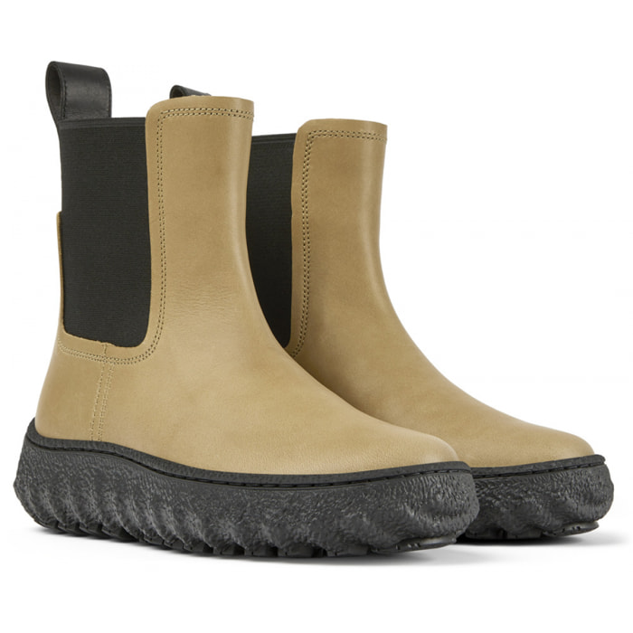 CAMPER Ground - Stivaletti Donna Beige