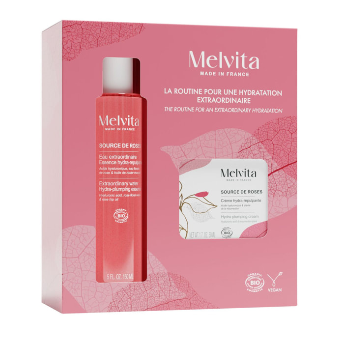 Source de Roses - Coffret Crème + Eau Extraordinaire Hydra-repulpante