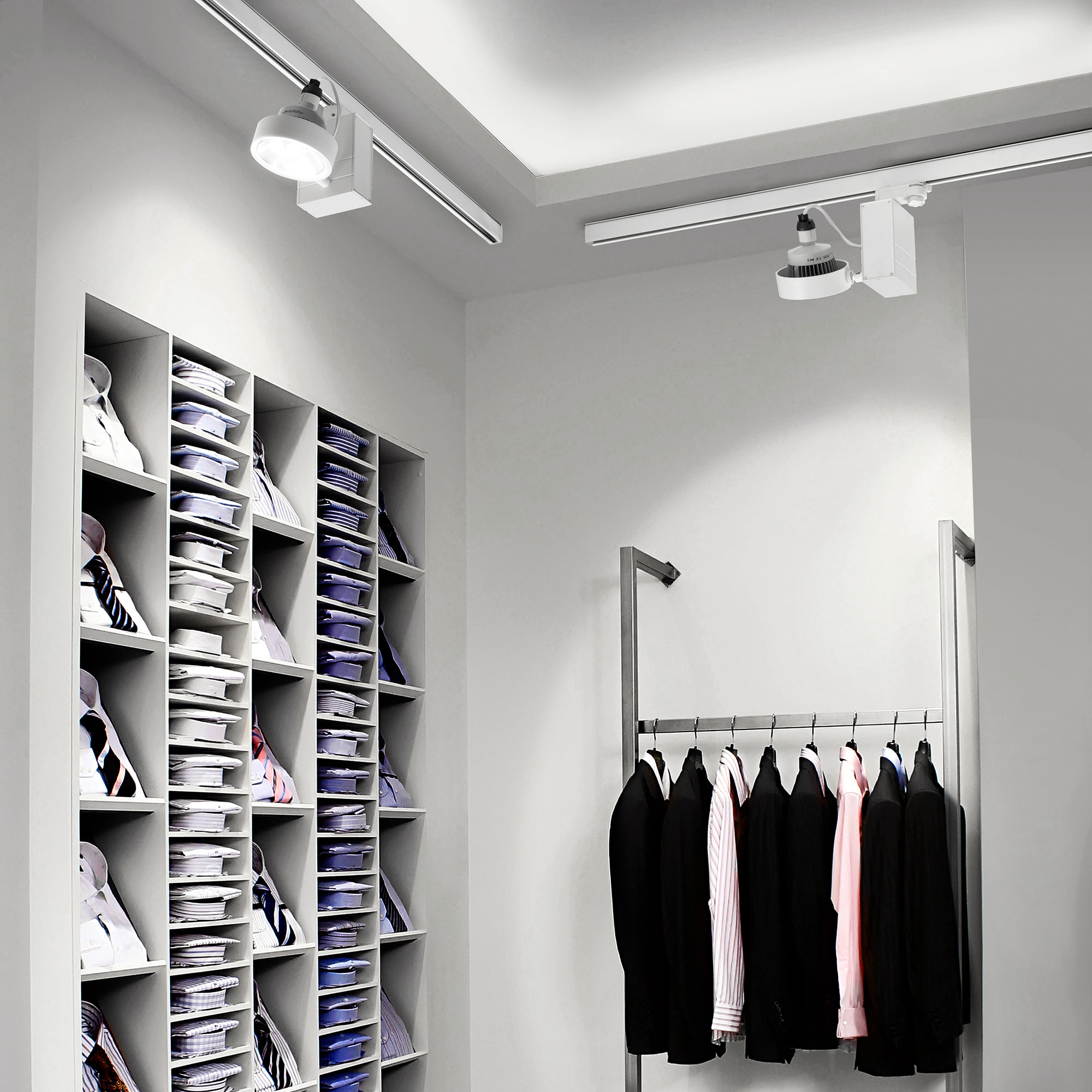 Forlight Proyector Ip20 Key Model Round Gu10 15W Blanco