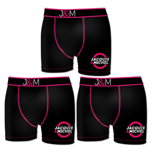 Pack 3 calzoncillos Jacquie & Michel Merci para hombre color negro