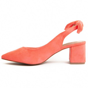 Zapato de tacón - Naranja - Altura: 6 cm