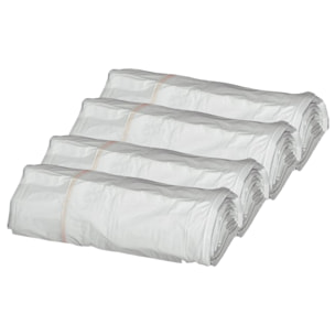 Lot de 4 rouleaux de 15 sacs à litière