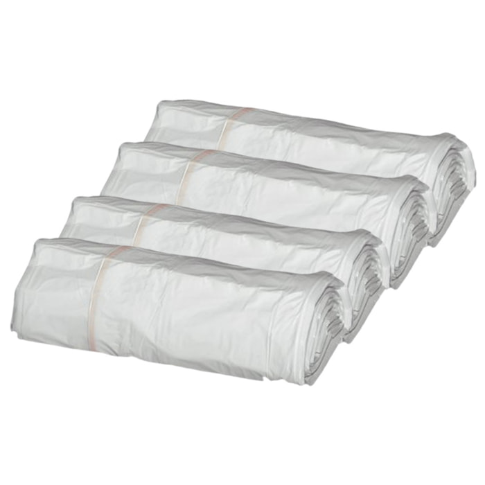 Lot de 4 rouleaux de 15 sacs à litière