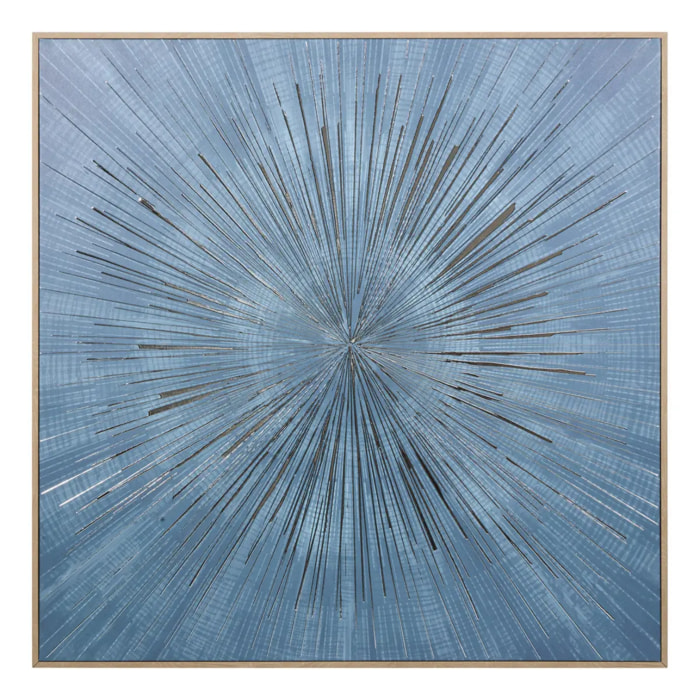 Toile Stan 78x78cm bleu