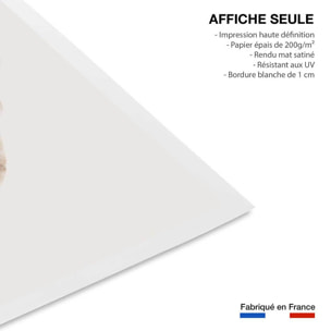 Affiche enfant biche  Affiche seule